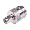 adaptador en linea de conector sma macho a n hembra, niquel/ oro/ teflón.