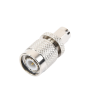 adaptador en línea, de conector sma macho a tnc macho, níquel/ oro/ teflón.