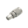 adaptador en línea, de conector sma macho a tnc macho, níquel/ oro/ teflón.