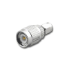 adaptador en línea, de conector sma macho a tnc macho, níquel/ oro/ teflón.