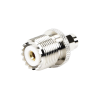 adaptador en línea, de conector sma macho a uhf hembra (so 239), níquel/ oro/ teflón.
