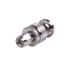 adaptador en línea de conector sma macho a bnc macho, níquel/ oro/ teflón.
