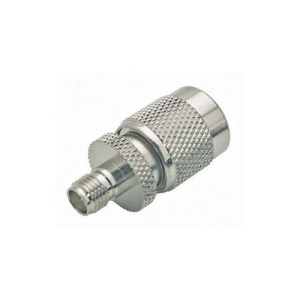 adaptador en línea, de conector sma hembra a tnc macho, níquel/ oro/ teflón.