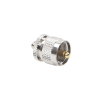 adaptador en línea de conector sma hembra a uhf macho (pl 259), níquel/ oro/ teflón.