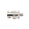 adaptador en línea de conector sma hembra a bnc macho, níquel/ oro/ teflón.