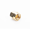 conector sma macho para cable semi rígido de 0.085" de diámetro, oro/ oro/ teflón.