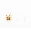 conector sma macho para cable semi rígido de 0.085" de diámetro, oro/ oro/ teflón.