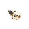 conector sma macho en a/r para cable semi rígido de 0.085" de diámetro , oro/ oro/ teflón..