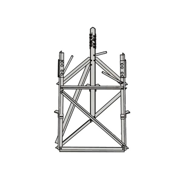 base corta para sección 7 para torres autosoportadas rsl.