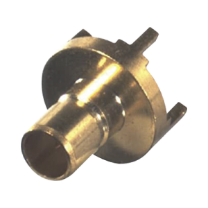 conector smb jack (pin macho) montaje vertical para pcb, níquel/ oro/ teflón.