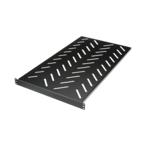 charola para soportar equipos en rack de 19" de 4 postes, profundidad máxima de 30 in, capacidad de carga de 125 kg, 1 ur
