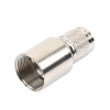 conector tnc macho de rosca izquierda métrica, tipo rosca para rg 8/u, 9913, lmr 400, cnt 400 del grupo i, plata/ oro/ teflón.