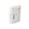 sensor de movimiento pir / uso en interior/ inmunidad a mascotas / 40' x 40' cobertura / compatible con cualquier panel de alarma / alambrico