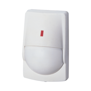 sensor de movimiento pir / uso en interior/ inmunidad a mascotas / 40' x 40' cobertura / compatible con cualquier panel de alarma / alambrico