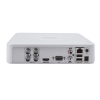 dvr 1080p lite pentahibrido / 4 canales turbohd + 1 canal ip / 1 bahía de disco duro / h.264+ / 1 canal de audio / salida full hd