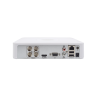 dvr 4 canales turbohd + 1 canal ip/ 2 megapixel (1080p) lite/ 1 bahía de disco duro / h.264+ / 1 canal de audio / salida de video full hd