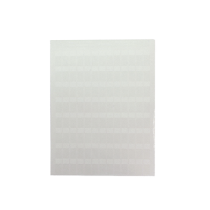 hojas con 5000 etiquetas auto laminadas para impresora láser/inyección de tinta, para cables de 3 a 7.1 mm de diámetro (12 10 awg), color blanco