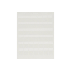 hojas con 5000 etiquetas auto laminadas para impresora láser/inyección de tinta, para cables de 4.1 a 8.1 mm de diámetro (10 6 awg)