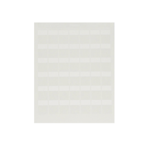 hojas con 2500 etiquetas auto laminadas para impresora láser/inyección de tinta, para cables de 2 a 4.1 mm de diámetro (18 14 awg)