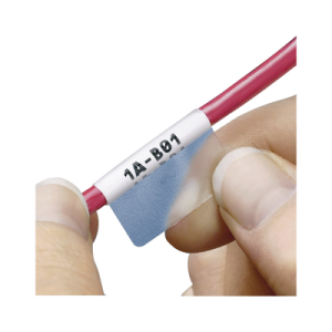 hojas con 2500 etiquetas auto laminadas para impresora láser/inyección de tinta, para cables de 3 a 7.1 mm de diámetro (12 10 awg), color blanco