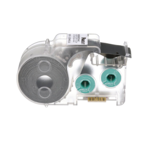 casete de 200 etiquetas autolaminadas de 19 x 38.1 mm, para cables de 4.1 a 8.1 mm de diámetro, Área de impresión color blanco