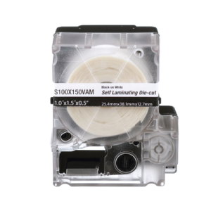 casete de 125 etiquetas autolaminadas para cables 8 4 awg 1 x 2.25"