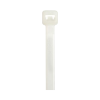 cincho de nylon 6.6 stronghold™, 250mm largo x 4.8mm ancho, color natural, plenum, paquete de 100pz