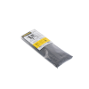 cincho de nylon 6.6 stronghold™, 300mm largo x 3.6mm ancho, color negro, exterior resistente a rayos uv, paquete de 100pz