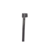 cincho stronghold, 370 mm largo x 4.8mm ancho, tensión 50 lb (222 n) nylon 6,6 color negro, paquete de 100 piezas
