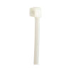 cincho de nylon 6.6 stronghold™, 533mm largo x 7.6mm ancho, color natural, plenum, paquete de 100pz