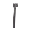 cincho de nylon 6.6 stronghold™, 533mm largo x 7.6mm ancho, color negro exterior, resistente a rayos uv, paquete de 100pz