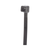 cincho de nylon 6.6 stronghold™, 533mm largo x 7.6mm ancho, color negro exterior, resistente a rayos uv, paquete de 100pz