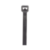 cincho de nylon 6.6 stronghold™, 533mm largo x 7.6mm ancho, color negro exterior, resistente a rayos uv, paquete de 100pz
