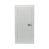 centro de carga trifásico 3 fases, 4 hilos para interruptores qp, de 24 polos 42 circuitos, 120/240vca, barras de aluminio 200 amp, nema 1, uso interior. incluye tapa.