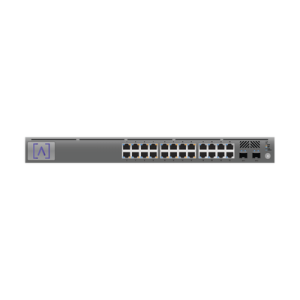 switch gigabit poe+ administrable / 24 puertos 10/100/1000 mbps (16 de ellos poe+) + 2 puertos sfp uplink / hasta 240w / alta labscloud.