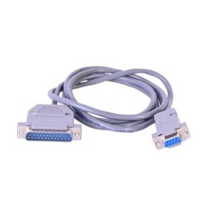 cable interfaz remoto rs232 para r2600 db25m a db9h.