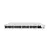 switch de distribución/core gigabit administrable poe capa 3 / 48 puertos 10/100/1000 mbps (poe) / 4 puertos 10ge sfp+ uplink / erps / rutas estáticas / istack / poe perpetuo / 380w / administración nube gratis