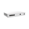 router multi servicio / 1 puerto 10/100/1000 mbps(wan) / 4 puertos 10/100/1000 mbps(lan) poe+ (802.3af/at) / 50w / rendimiento 1 gbps / controla hasta 32 aps / hasta 150 clientes / administración nube gratis