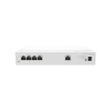 router multi servicio / 1 puerto 10/100/1000 mbps(wan) / 4 puertos 10/100/1000 mbps(lan) poe+ (802.3af/at) / 50w / rendimiento 1 gbps / controla hasta 32 aps / hasta 150 clientes / administración nube gratis