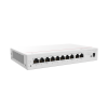 router ekit / 2 puertos wan gigabit / 1 puerto lan/wan gigabit / 7 puertos poe lan gigabit / presupuesto poe 124 w / rendimiento de 2 gbps / controlador (64 aps) / hasta 250 clientes / libre de licenciamiento
