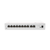 router ekit / 2 puertos wan gigabit / 1 puerto lan/wan gigabit / 7 puertos poe lan gigabit / presupuesto poe 124 w / rendimiento de 2 gbps / controlador (64 aps) / hasta 250 clientes / libre de licenciamiento