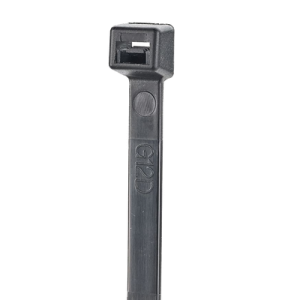 cincho stronghold de nylon 6.6, 1020mm largo x 9mm ancho, color negro exterior, resistente a rayos uv, paquete de 50 piezas
