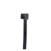 cincho de nylon 6.6 stronghold™, 188mm largo x 4.8mm ancho, color negro, exterior resistente a rayos uv, paquete de 1000pz