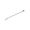 cincho de nylon 6.6 stronghold™, 188mm largo x 4.8mm ancho, color negro, exterior resistente a rayos uv, paquete de 1000pz