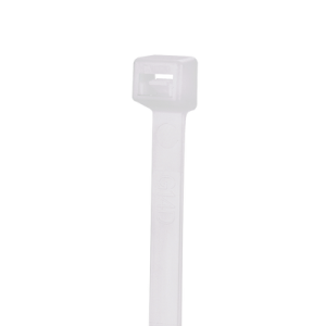 cincho de nylon 6.6 stronghold™, 200mm largo x 2.5mm ancho, color natural, plenum, paquete de 100pz