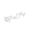 bracket para montaje de regleta s66, acepta 1 regleta m150 y 1 conector de 25 pares de cada lado