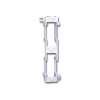 bracket para montaje de regleta s66, acepta 1 regleta m150 y 1 conector de 25 pares de cada lado