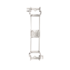 bracket para montaje de regleta s66, acepta 1 regleta m150, 6 conectores de 25 pares