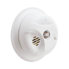 detector de humo autónomo, no requiere panel, led de escape, sensor por ionización, batería 9 v reemplazable