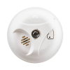 detector de humo autónomo, no requiere panel, led de escape, sensor por ionización, batería 9 v reemplazable